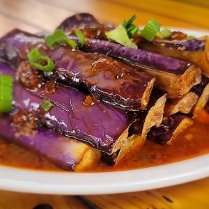 Hot and Sour Fried Eggplant