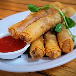 Stick Long Vegetables Spring Roll